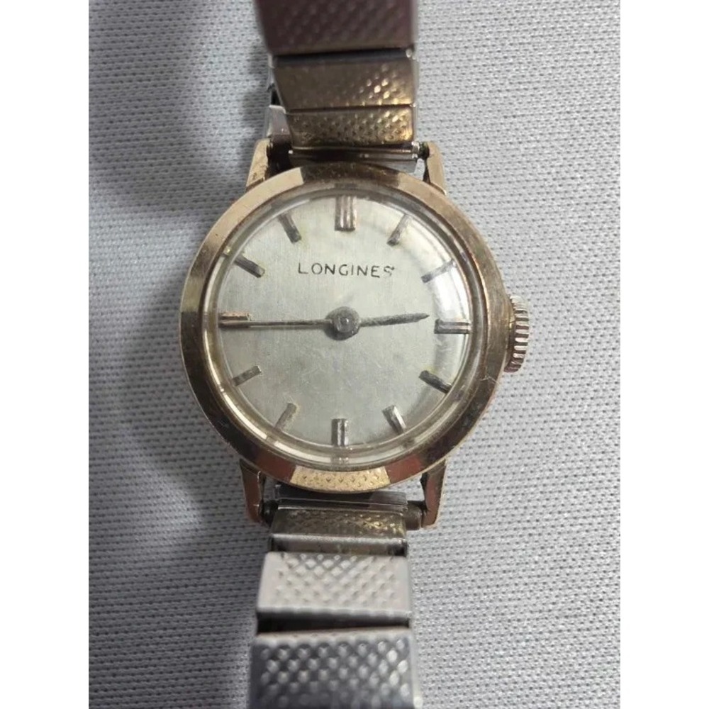 Vintage Womens Longines Art Deco 14k Gold Filled - Running